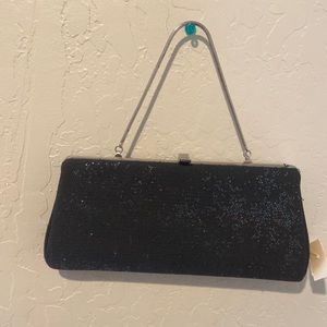 Vintage Black Sequin Handbag